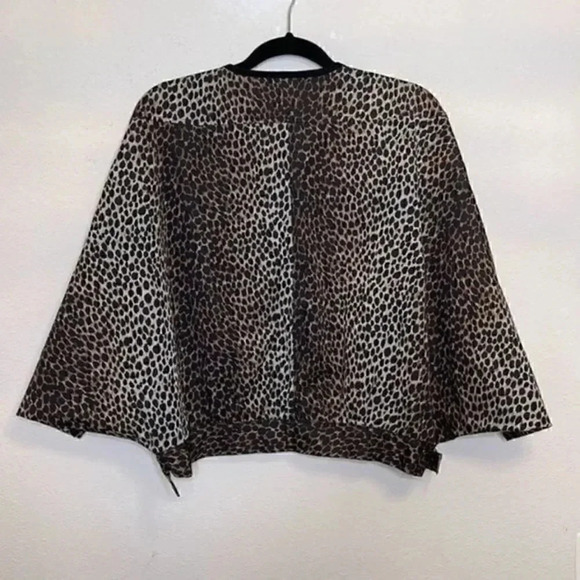 TOV Holy animal print short zipper jacket size med/large 42 with zipper - Picture 4 of 11